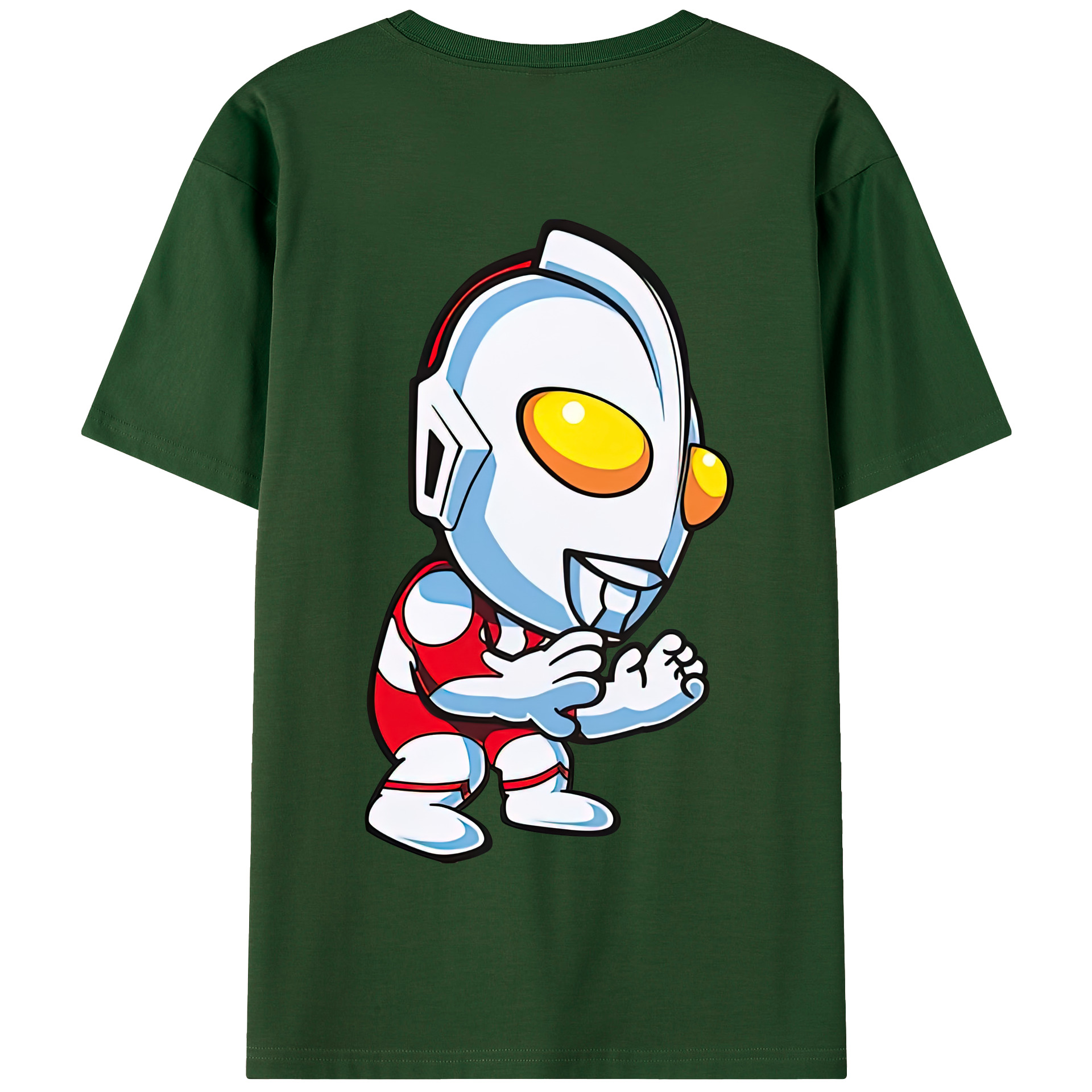 （画像用） ウルトラマン Ultraman 綿100％半袖Tシャツ（背面プリント）